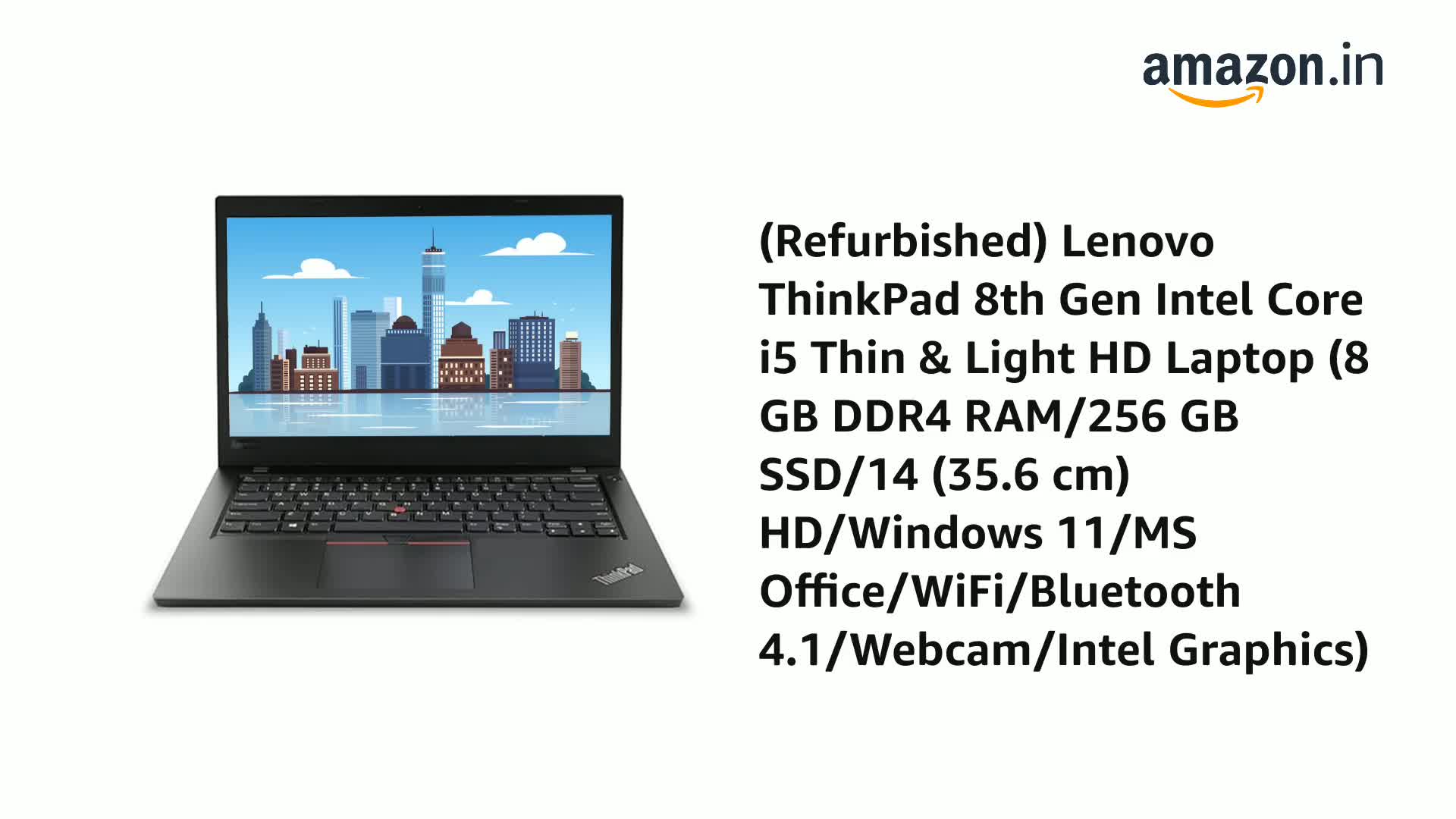 ThinkPad Win11 8世代i5/RAM8GB/SSD256GB ThinkPad L Win11 第8世代 Corei5 SSD 256 8GB メモリ カメラ内臓 USB